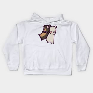 Polar Bear Hug Kids Hoodie